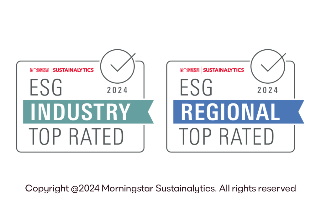 Πιστοποιητικά ESG Copyright @2024 Morningstar Sustainalytics. Με την επιφύλαξη παντός δικαιώματος 